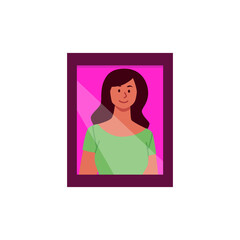 Dia de los Muertos. Photo of a smiling woman.