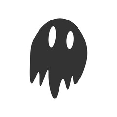 Halloween Ghost Silhouette Vector