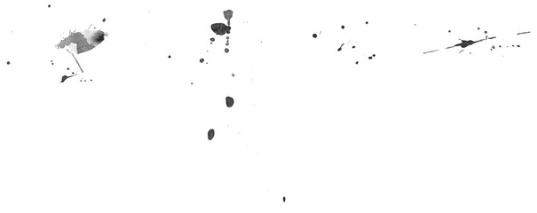 Black Watercolor Splashes Stain 1