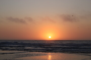 Obraz premium sunset on the beach