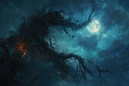 Fear Of The Dark - Horror Night Fantasy with Dark Dreams and Scary Nightmares