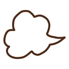 手描きのため息