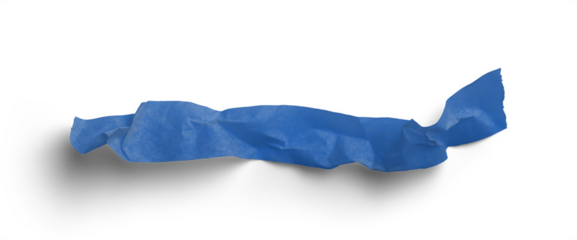 Blue Used Masking Tape 2