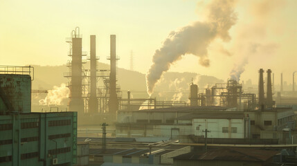  factory releases smoke everyday causing severe pollution to the environment