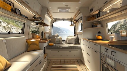 Creating a state-of-the-art travel camper van, spacious and modern