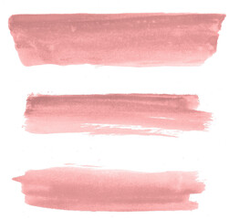 Blush Watercolor Brush Strokes and Washes