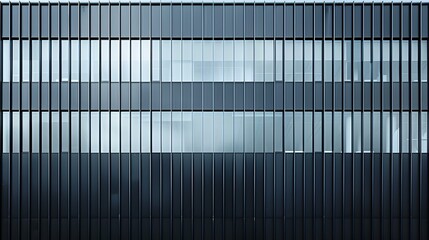 A facade with vertical lines of an office picture