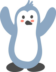 penguin cute animal children illustration
