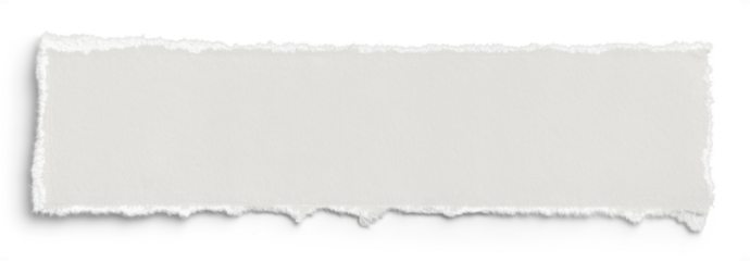 Cotton Deckled Edge Landscape Strip Paper 3