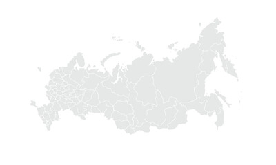 Fototapeta premium Russia map illustration,isolated on white background for website layouts,background,education, precise,customizable,Travel worldwide,map silhouette backdrop,earth geography, political,reports.