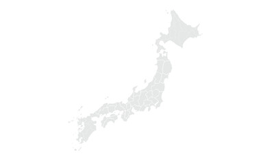 Japan map illustration,isolated on white background for website layouts,background,education, precise,customizable,Travel worldwide,map silhouette backdrop,earth geography, political,reports.