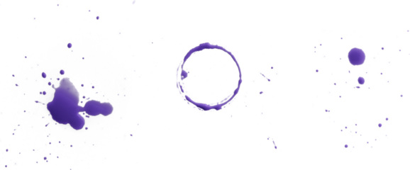 Purple Paint Splashes and Cup Ring 1