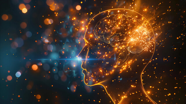Healthy Life Concept with Alpha-GPC Hologram, Cognitive Function and Clear Mind
