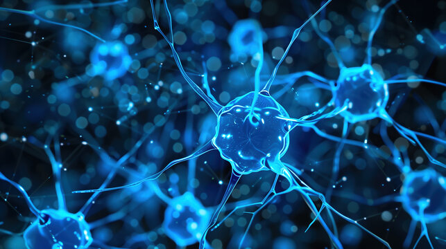Pterostilbene Hologram Display, Innovative Brain Health Supplement Concept