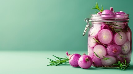 Jar of pickled onions