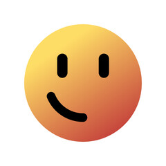 Editable slight smile face vector icon. Part of a big icon set family. Perfect for web and app interfaces, presentations, infographics, etc