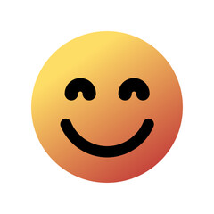 Editable friendly, smiling face vector icon. Part of a big icon set family. Perfect for web and app interfaces, presentations, infographics, etc