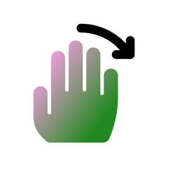 Editable hand swipe left vector icon. Part of a big icon set family. Perfect for web and app interfaces, presentations, infographics, etc