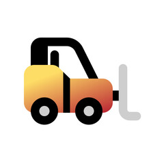 Editable forklift vector icon. Vehicles, transportation, travel. Part of a big icon set family. Perfect for web and app interfaces, presentations, infographics, etc