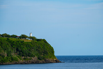 灯台のある離島の風景, 隠岐の島, 海士町, 木路ヶ崎灯台