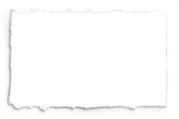 White Deckled Edge Landscape Paper 1
