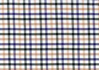 Tattersall check pattern cotton fabric textured background
