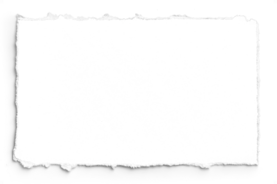 White Deckled Edge Landscape Paper 1