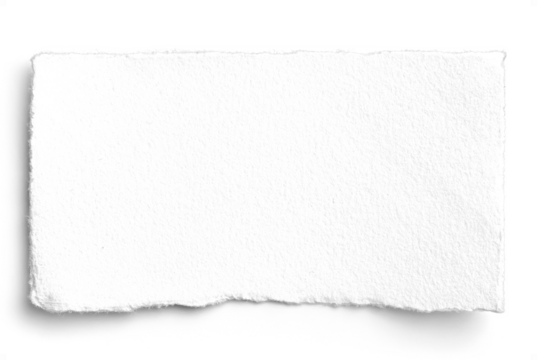 White Deckled Edge Landscape Paper 3