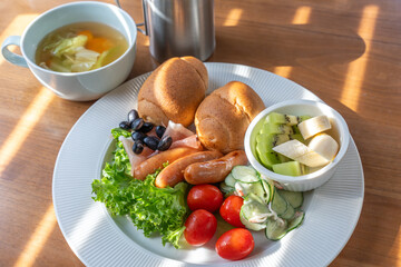 ヘルシーな朝食