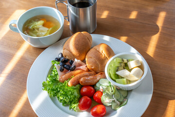 ヘルシーな朝食