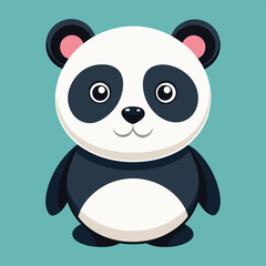 Panda vector art design