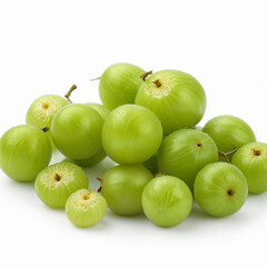 Indian gooseberry, isolated on white background