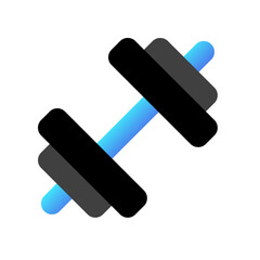 Editable dumbbell vector icon. Part of a big icon set family. Perfect for web and app interfaces, presentations, infographics, etc