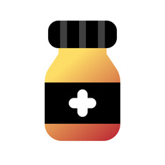 Editable medicine bottle supplement vector icon. Part of a big icon set family. Perfect for web and app interfaces, presentations, infographics, etc