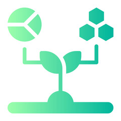 biotechnology gradient icon