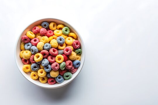 Bowl of Fruity Cereal.