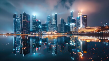 Fototapeta premium Iconic architectural landmark in a metropolitan area