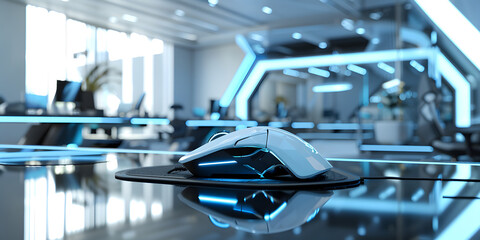 technology black design mouse for pc