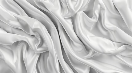 Obraz premium Featuring a soft natural blurred pattern with an ivory silk panorama background and a white gray satin texture...