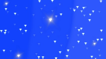 Blue background with stars