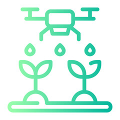 irrigation gradient icon