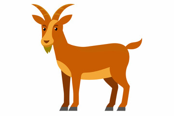 silhouette of a goat