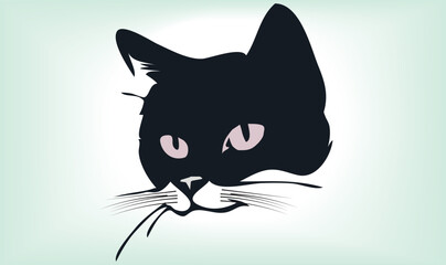 Cat Silhouette International Cat Day.