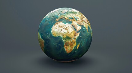 Fototapeta premium Earth Globe as Egg.