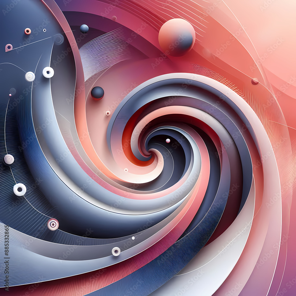 Poster abstract background design smooth gradients seamless transitions