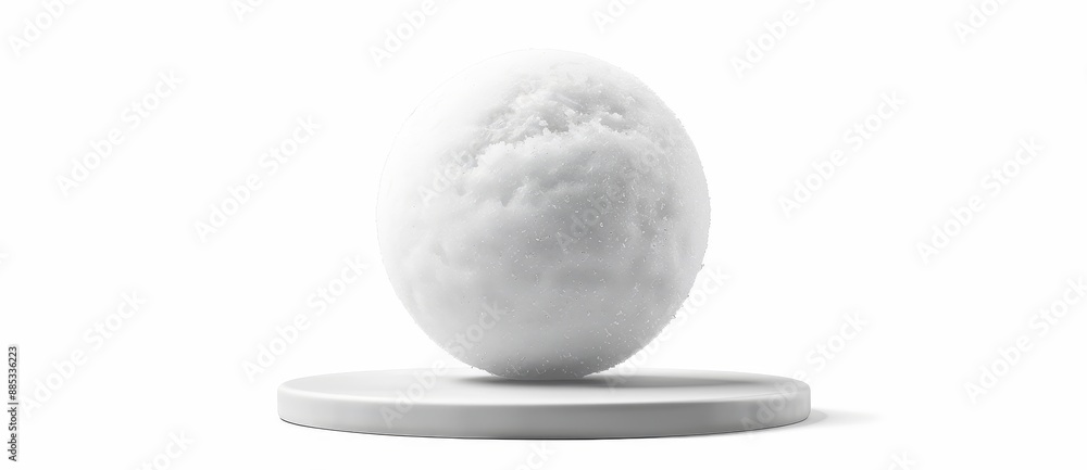 Aufkleber stage podium isolated on a png background of empty product display stand advertising object scene bl