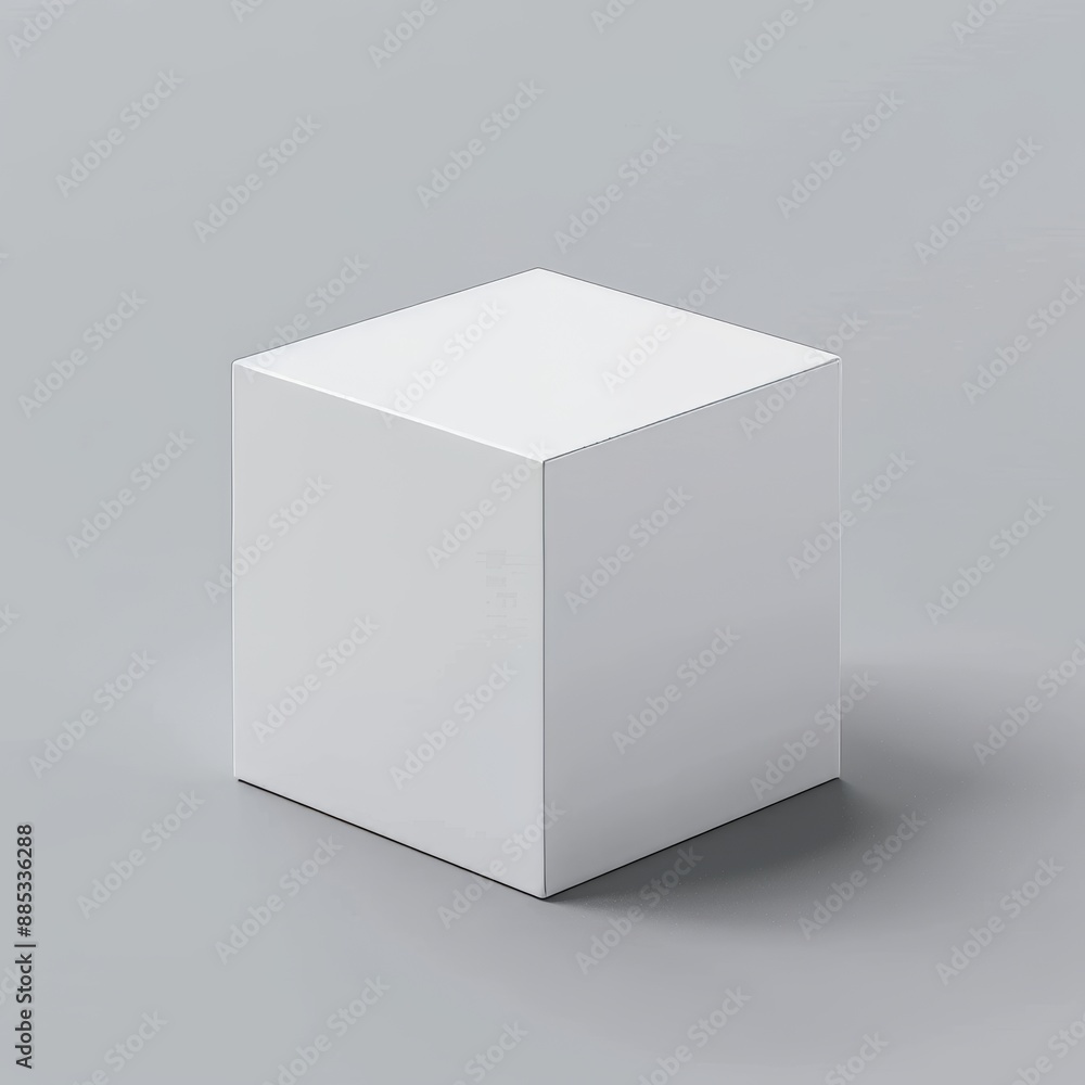 Poster the white cube podium platform is isolated on a 3d geometric background with a minimal product displ