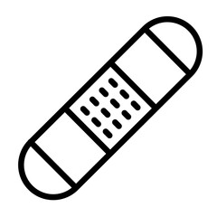 Bandages Vector Line Icon Design