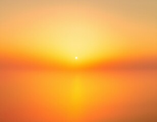 Naklejka premium New Yellow Gradient Sunset Effect Light Sun Shine Orange Dramatic Pastel Overlay Background