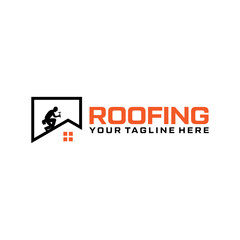 Building Roofing Logo Icon Design Vector template